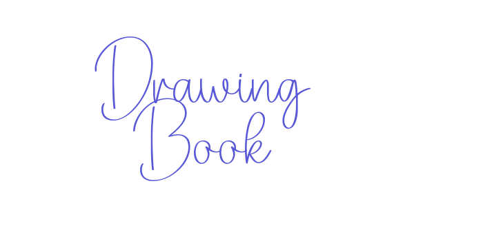 Drawing Book Font