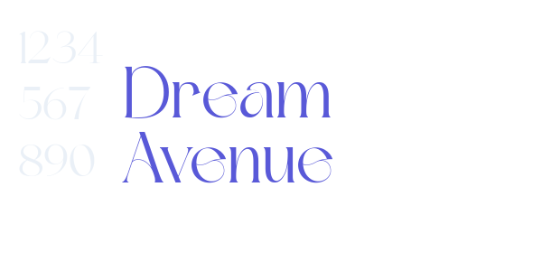 Dream Avenue font