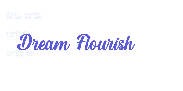 Dream Flourish font