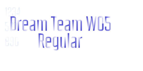 Dream Team W05 Regular font free