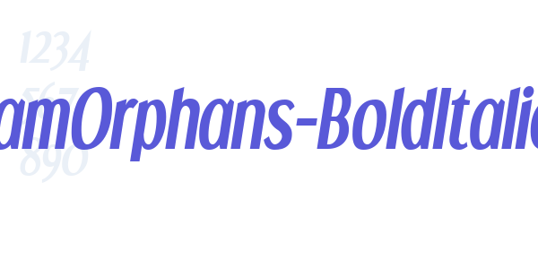 DreamOrphans-BoldItalic font free