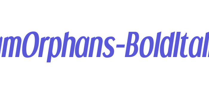 DreamOrphans-BoldItalic Font