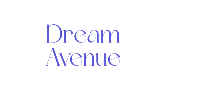 Dream Avenue Font Download