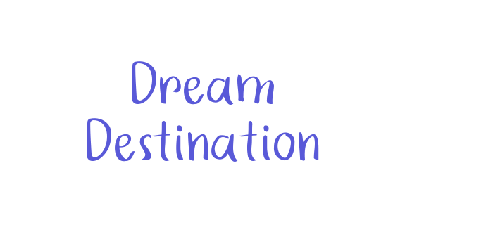 Dream Destination Font Download