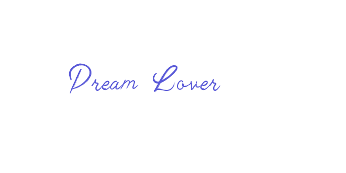 Dream Lover Font Download