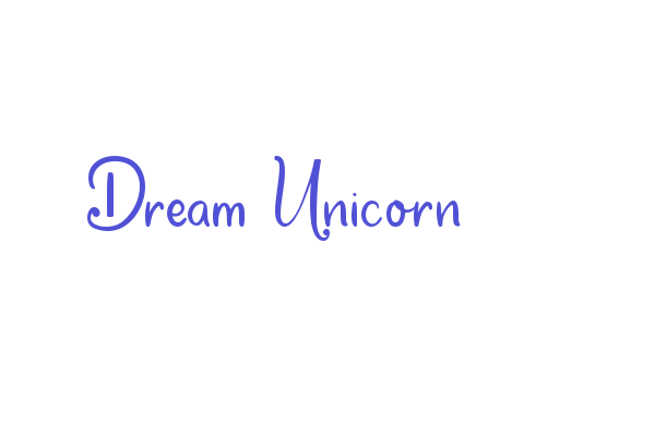 Dream Unicorn Font Download