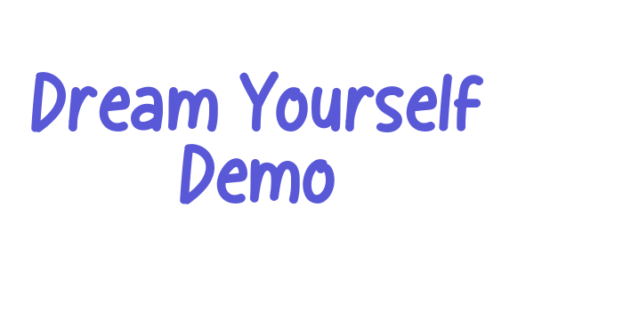 Dream Yourself Demo Font Download