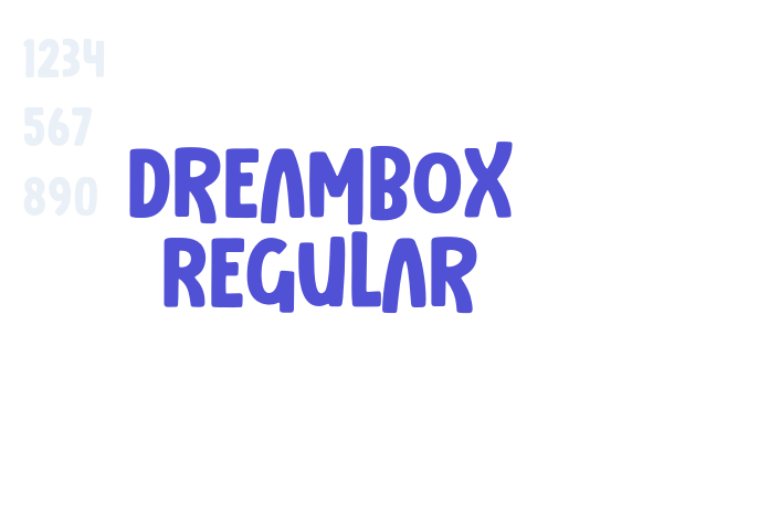 Dreambox Regular font download