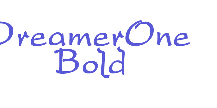 DreamerOne Bold Font