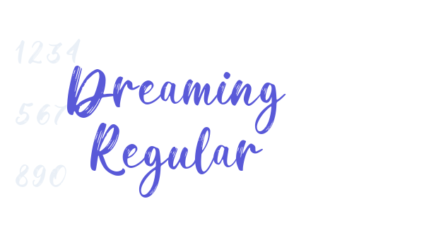 Dreaming Regular Font