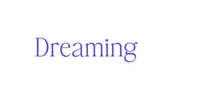 Dreaming Font Download