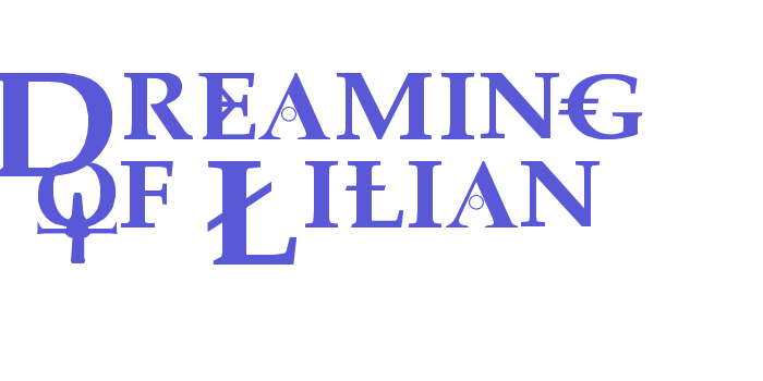 Dreaming of Lilian Font Download