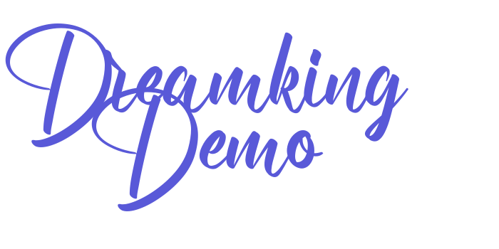 Dreamking Demo Font