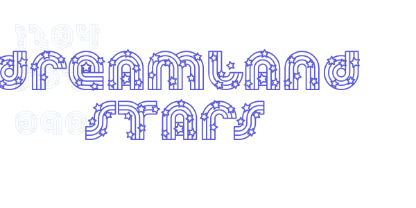 Dreamland Stars font free