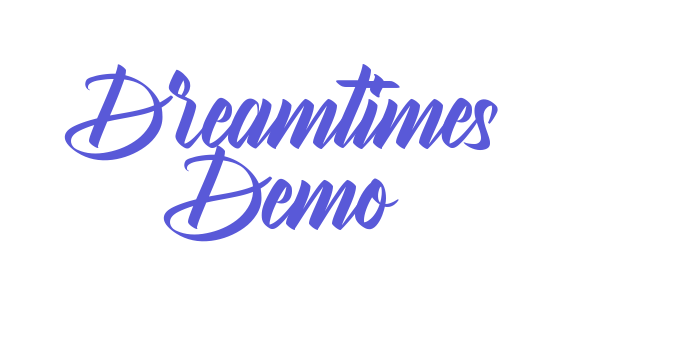 Dreamtimes Demo Font Download