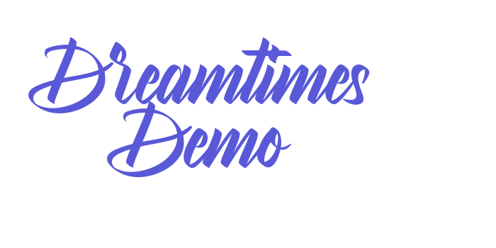 Dreamtimes Demo Font