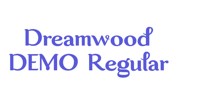 Dreamwood DEMO Regular Font Download