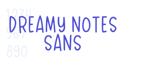 Dreamy Notes Sans