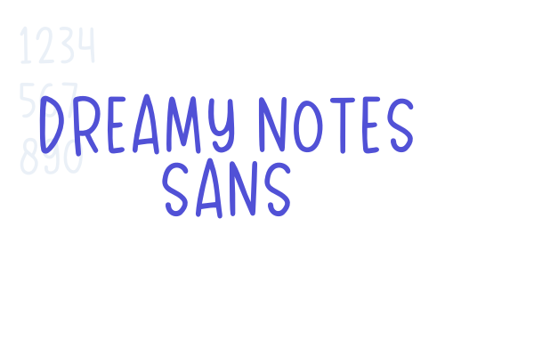 Dreamy Notes Sans