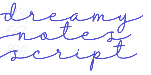 Dreamy Notes Script-font-download