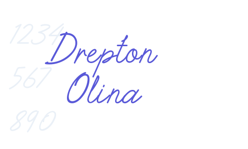 Drepton Olina Font Download