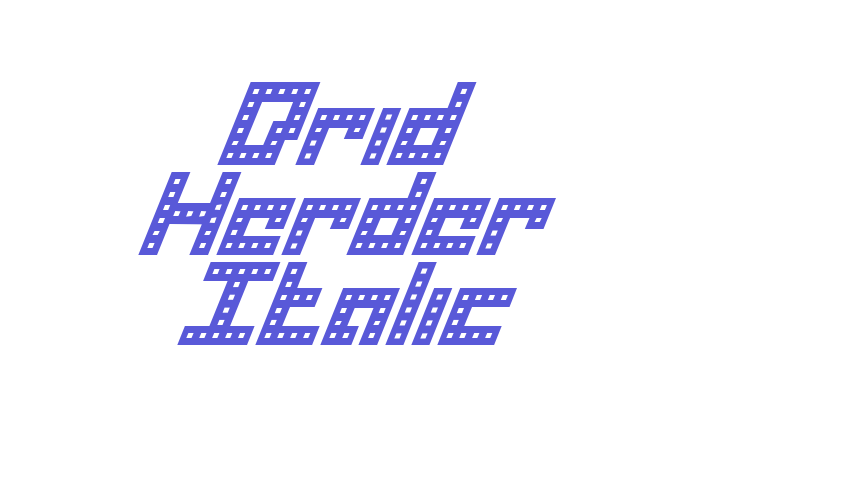 Drid Herder Italic Font Download