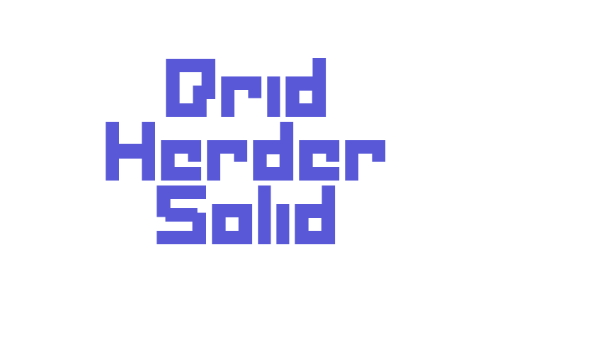 Drid Herder Solid Font Download