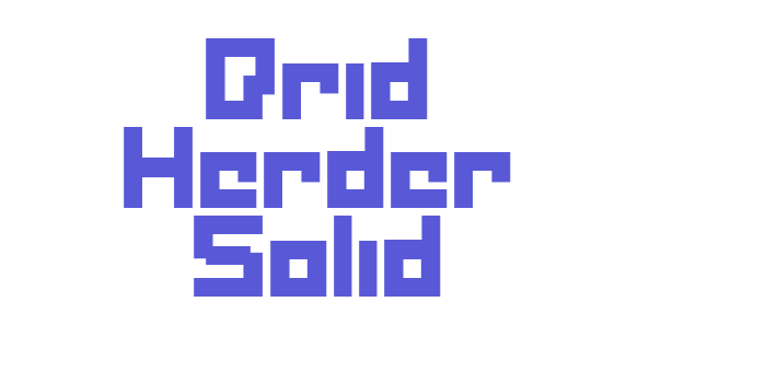 Drid Herder Solid Font Download