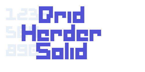 Drid Herder Solid-font-download