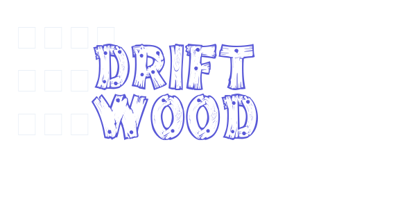 Drift Wood font free