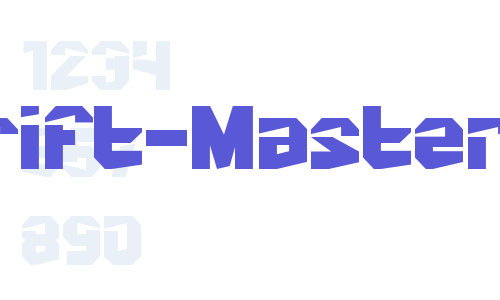 Drift-Master Font