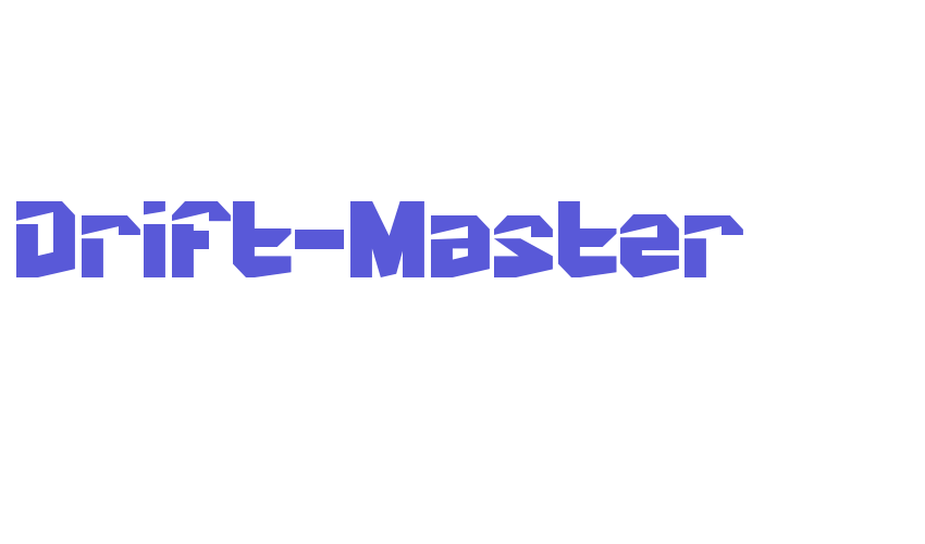 Drift-Master Font Download