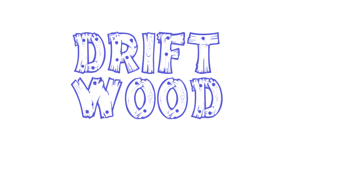 Drift Wood Font