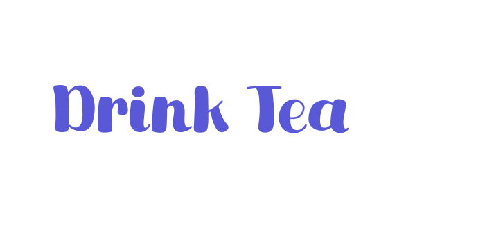 Drink Tea Font Download