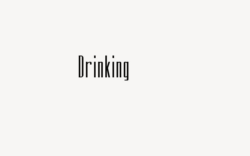 Drinking Font