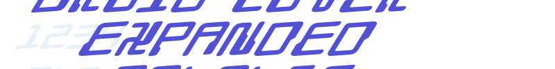 Droid Lover Expanded Rotalic-font