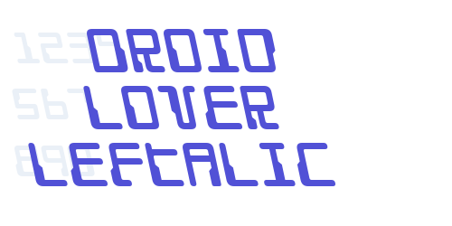 Droid Lover Leftalic-font-download