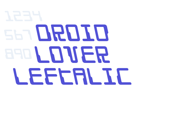 Droid Lover Leftalic