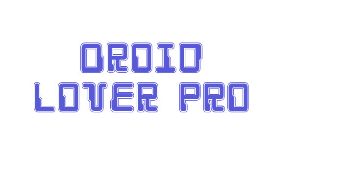 Droid Lover Pro Font Download