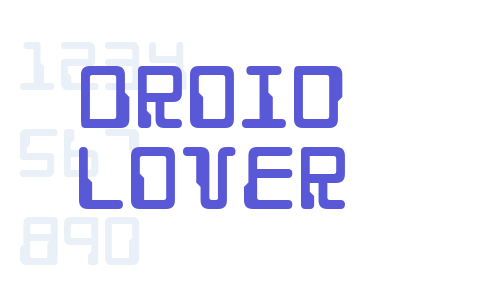 Droid Lover Font