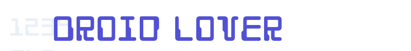 Droid Lover-font