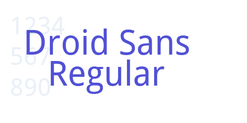Droid Sans Regular-font-download