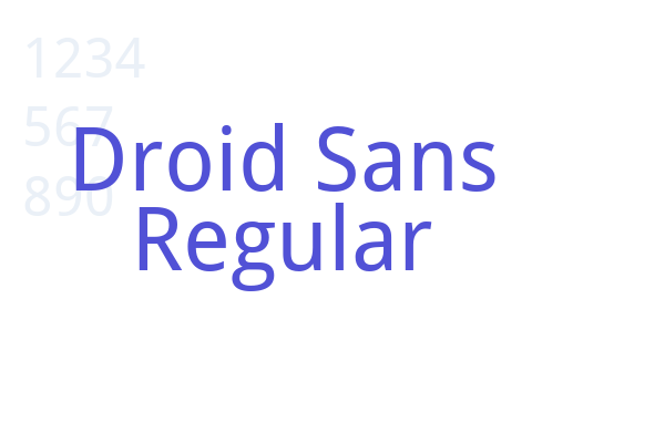 Droid Sans Regular