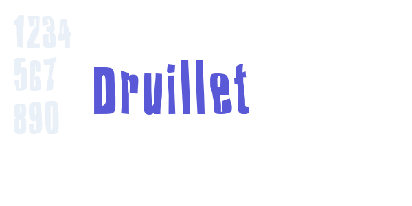 Druillet font free