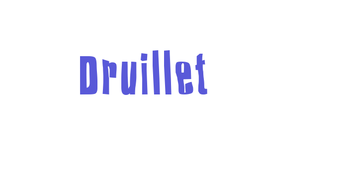 Druillet Font Download