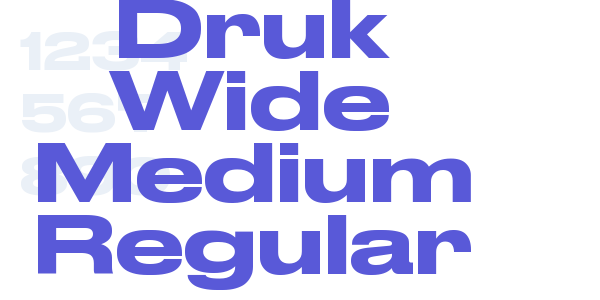 Druk Wide Medium Regular font free