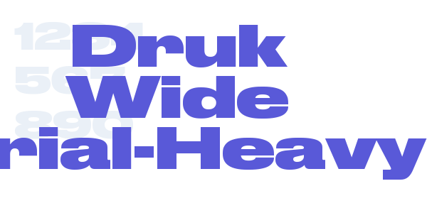 Druk Wide Trial-Heavy font