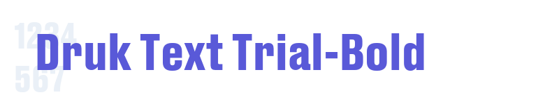Druk Text Trial-Bold-related font