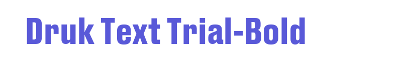 Druk Text Trial-Bold