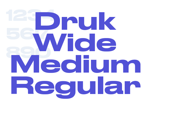 Druk Wide Medium Regular